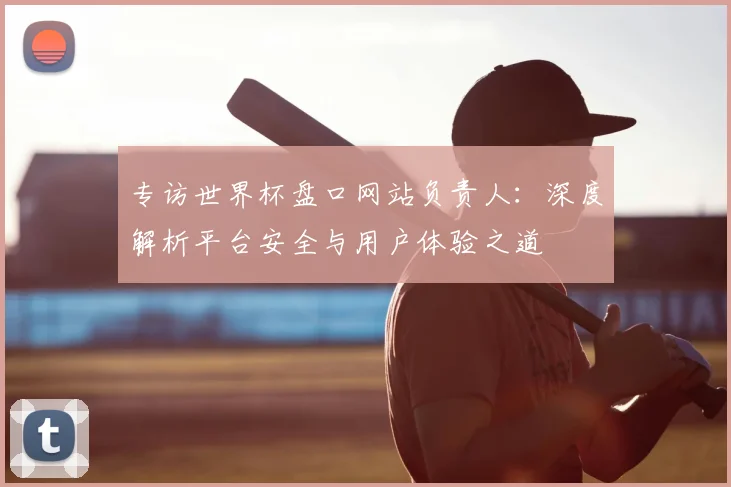 专访世界杯盘口网站负责人:深度解析平台安全与用户体验之道